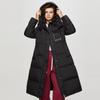 Women's Mid-Length Hooded Duck Down Jacket