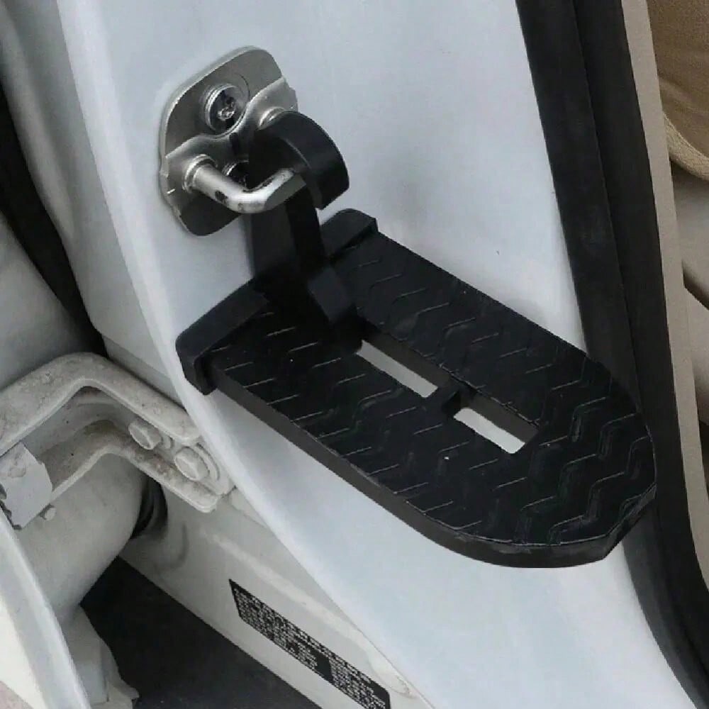 1pc Car Foot Pedal Door Pedal Universal Mini Auxiliary Pedal Upper Roof Pedal Pedal Pedal Car Accessories As the Picture0