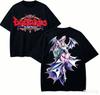Darkstalkers Anime Lover T-shirt Harajuku Cotton New Model High Street Oversized Unisex Short C