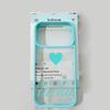 Y2K French Letters Lucky Pink Love Heart Phone Case For iPhone 16 17 Pro 15 13 11 Pro Max 17Air 7 8 14Plus 12 XR X Hard Cover