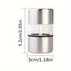 Manual Salt Pepper Grinder Stainless Steel Portable Mini Mill Grinder For Herb Pepper Spice Rose Salt Kitchen Grinding Gadgets