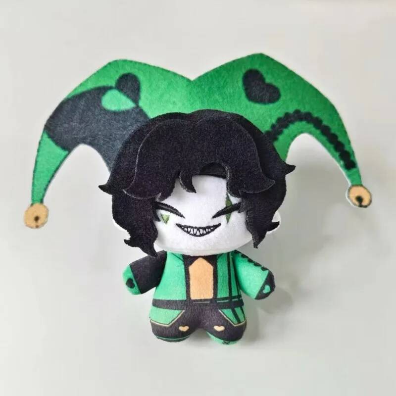 New The Freak Circus Plush Jester Pierrothe Harlequin Freaks Pierrot Plush Doll Toy Anime Game Peripherals Plushie Pendant Gift