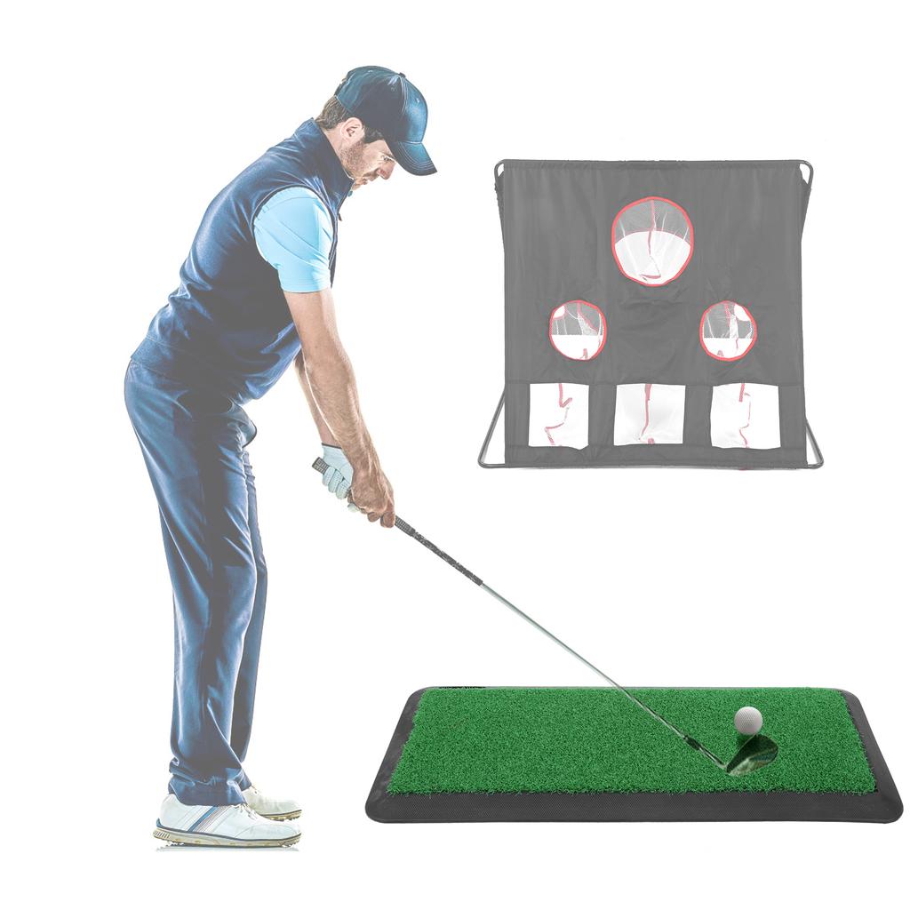 Golf Übungsschwungmatte Golf Trainingshilfen Übungsmatte Kunstrasen Gummiunterlage