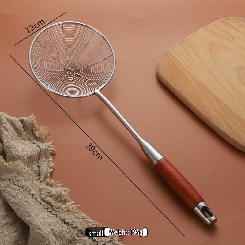 

Baixinns 304 Stainless Steel Wire Strainer with Pear Wood Handle