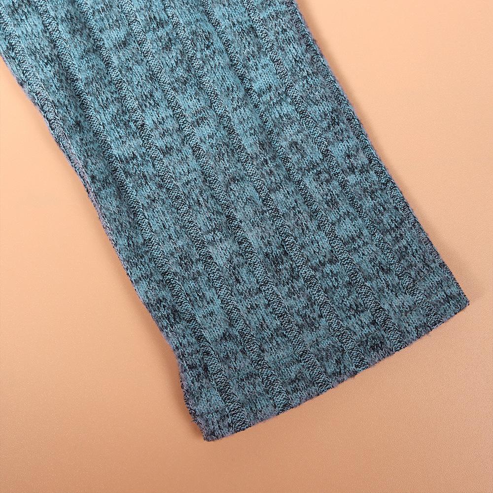 GMXIA Damenmode, lässig, einfarbig, langärmelig, O-Ausschnitt, Blusen und Hemden