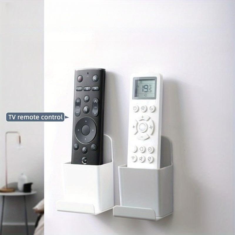 Wall Mounted Remote Control and Mobile Phone Storage Box Air Conditioner Stand Holder Rack Multi-functional Organization