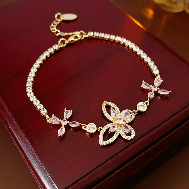 Vintage Geometric Zircon Bracelet - Elegant, Versatile Bangle for Women