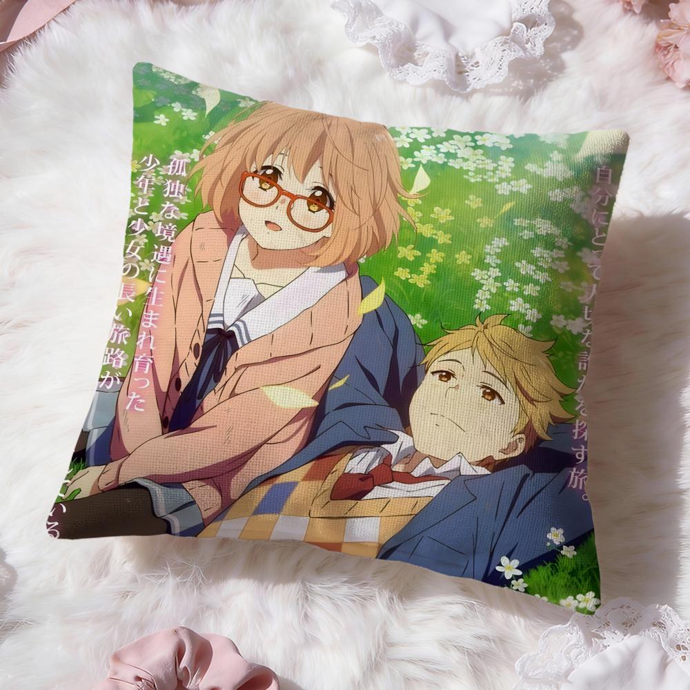 b-Beyond the Boundarys Cushion Cover Premium Comfort Reversible Pillow Cove -Two in One Design for Any Room & Car Interior