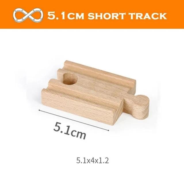 

All Kinds Of Wooden Track Accessories Beech Wood Railway Train Track Connector Toys Fit For All Brands Wood Tracks Toys For Kids