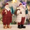 Resin Christmas Figurine Standing Holiday Santa Statue Santa Claus Ornaments  Home Decor