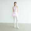 Leobyui Pink Satin Feather Skirt