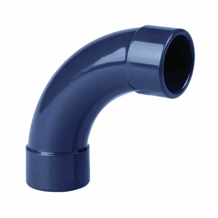 PVC 90 Degree Elbow 50mm PN16 - Durable Plumbing Fitting