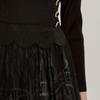 MAXZA Pleated Collar Gradient Lace Long Dress Zb05qp003