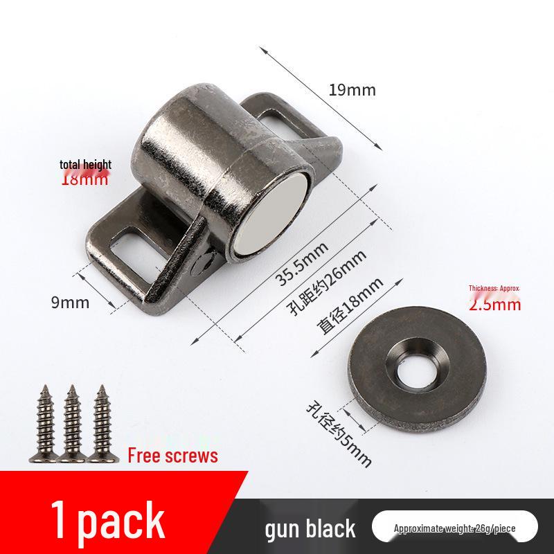 Stainless Steel Magnetic Cabinet Door Suction Clip - Strong Household Hardware Accessory