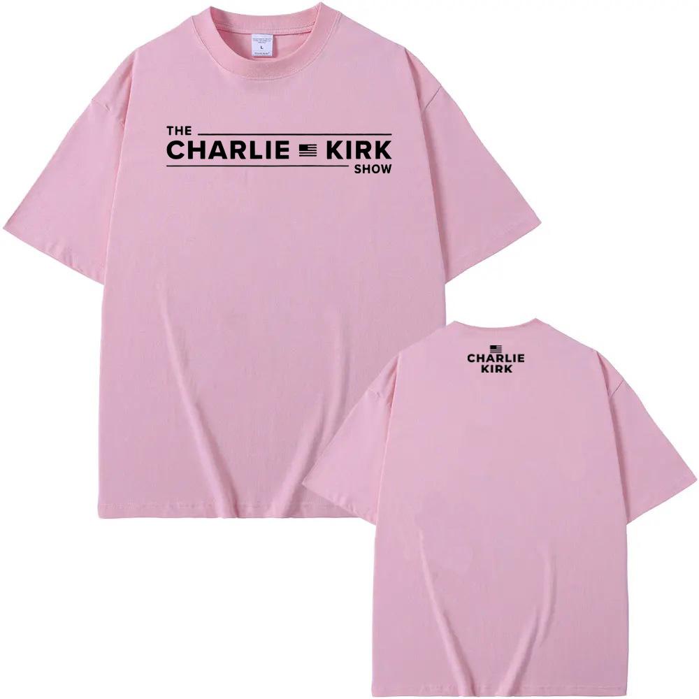 The Charlie Kirk Show Tee CHARLIE KIRK Same As Official Website TEE Sleeve Women/men Casual 100%cotton Tshirt Round Neck Tees