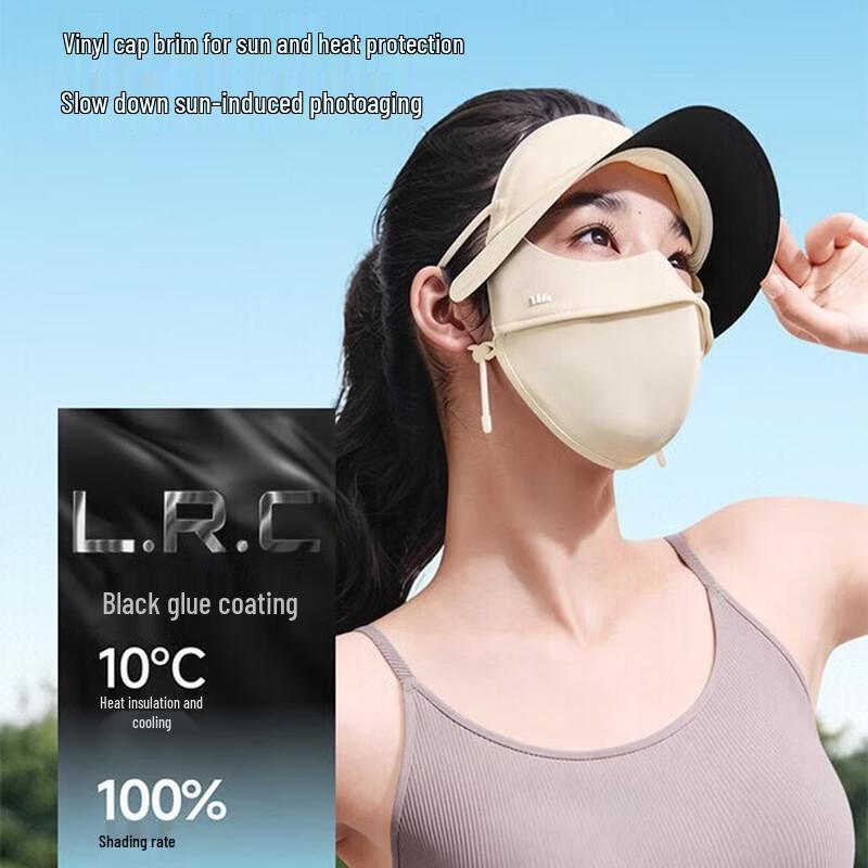 Beneunder Full-Face Sun Protection Mask with Brim