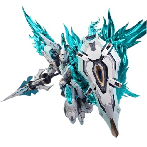LEBOO SNAA Soul of Blue Flame - Firelord YR-04, Approximately 220mm Tall, 1/100 Scale, Pre-Colored Plastic Model Kit