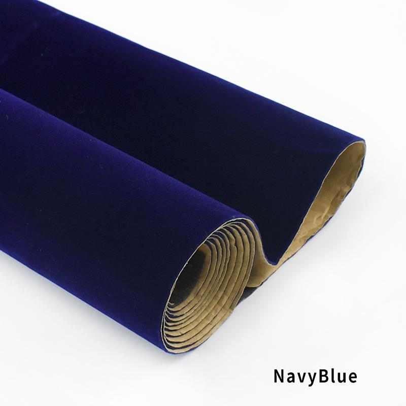 45/90*145cm 1.2mm Thick Self-adhesive Velvet Fabric Automotive Interior Furniture Decoration Scratch Resistant Plush Fabrics