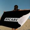 R-RicardS LOGO Coperta in Microfibra Asciugatura Rapida Teli da Spiaggia Stampa Oversize Super Assorbente Coperta Asciugamano da Piscina