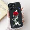 For Motorola Moto G86 Power Case Popular Flower Space Soft Black Silicone TPU Funda For Moto G86 Power 2025 Bumper G86Power Case