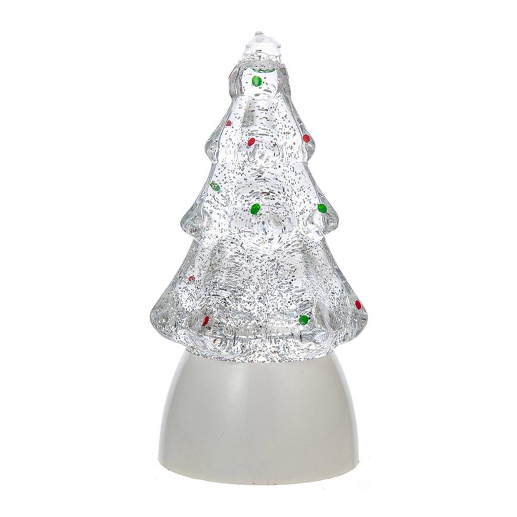 LED Light Up Christmas Tree Decoration Luminous Desktop Ornament Decor Decorative Party Supplies for Home or Offices