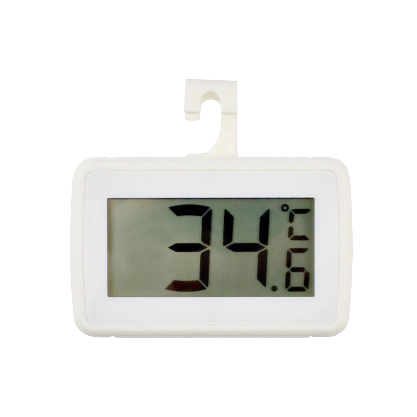 

Refrigerator Thermometers High Precision Household Refrigerator Thermometers With Magnet Hook Supermarket Freezer Freezer Frost Alarm Thermometers One Size білий