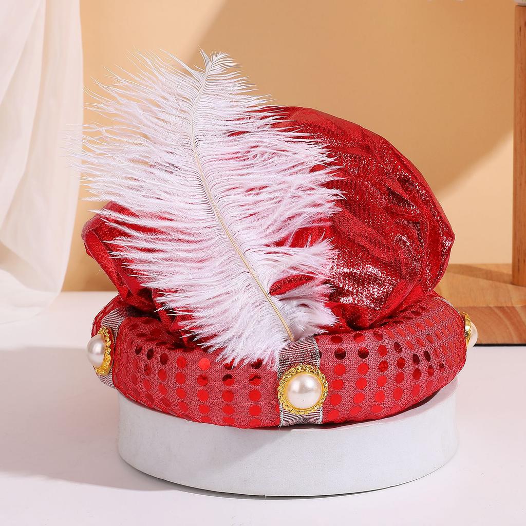 Aladdin Hat, Prince Hat, Indian Hat, Internet Famous Style, Funny Holiday Dance Performance Design