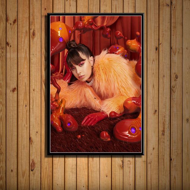 

Популярная музыкальная певица, звезда Чарли Xcx, постеры и принты, настенные панно для гостиной, абстрактный декоративный домашний декор, образы 21cm×30cm NoFrame