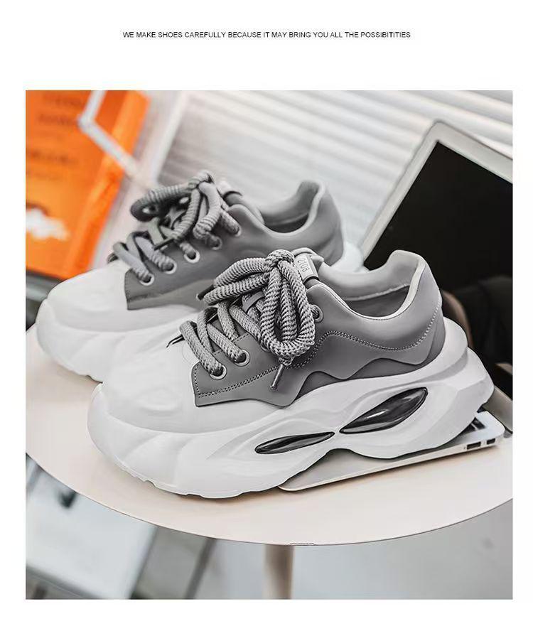 Men's 2025 Autumn Casual Height-Boosting Dad Sneakers with Thick Soles