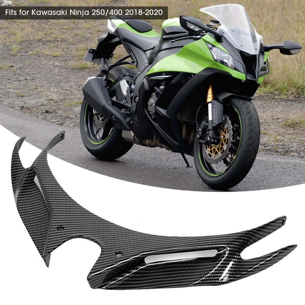 Carbon Fiber Style Front Fairing Aerodynamic Wing Cover Fits for 250 400 18‑20