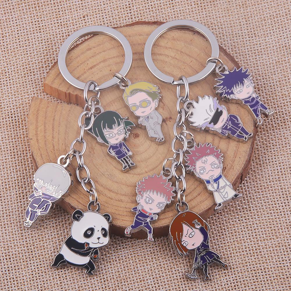 Jujutsu Kaisen Keychain With Cartoon Characters For Gift And Travel Souvenirs