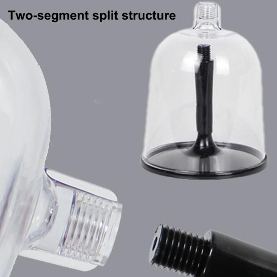 Outdoor Camping Collapsible Wine Glass with Detachable Stem Portable Unbreakable Clear Wine Goblet Travel Shatterproof Champagne Cup