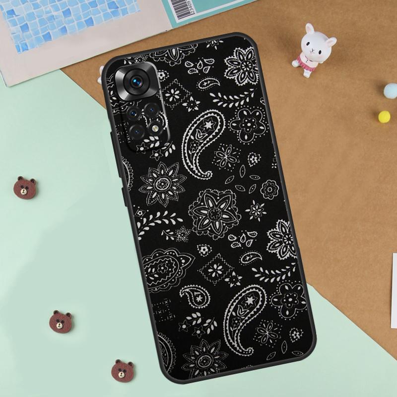 Bandana Seamless Pattern Case For Xiaomi Redmi Note 13 12 11 9 10 14 Pro 10S 11S 12S Cover For Redmi 13C 10C 12C 14C