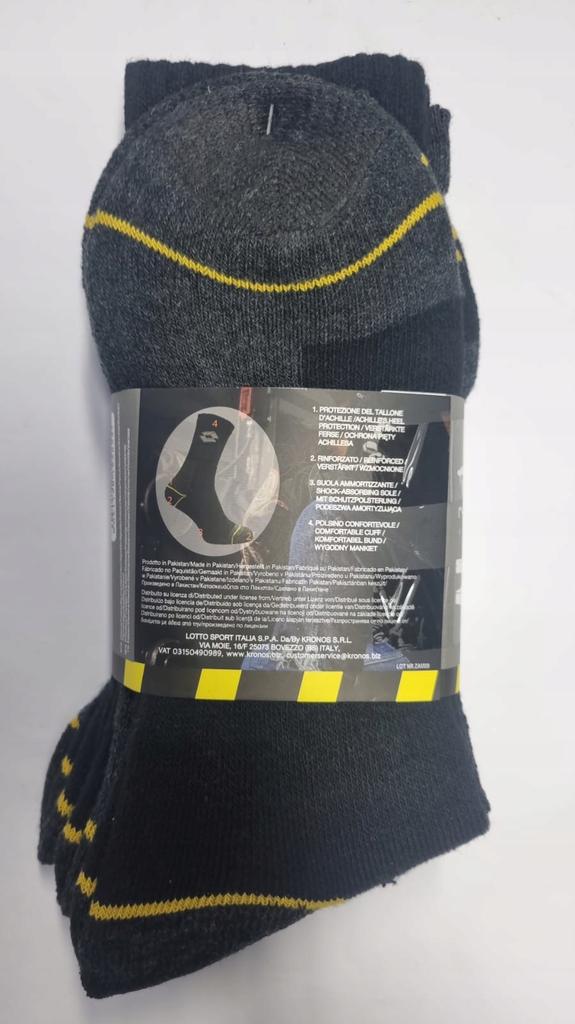 Y9075 socks Lotto JOB 3-PACK men's socks 3 pairs 39-42