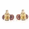 1Pcs Guitar Potentiometer Pot Low Torque And Low Noise Smooth Feel Brass Shaft A500K A250K B250K B500K