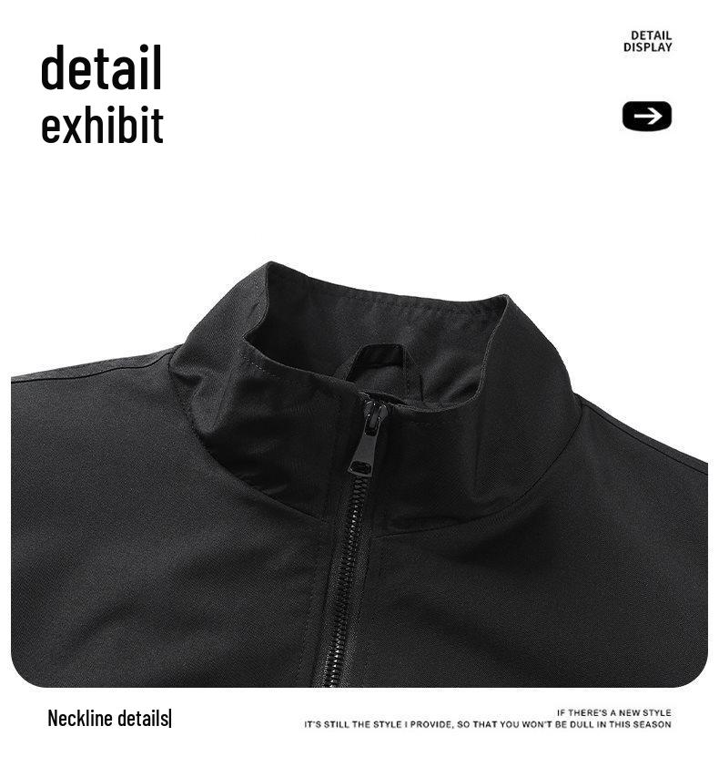 Unisex Spring Slim Fit Elastic Sleeve Trend Jacket