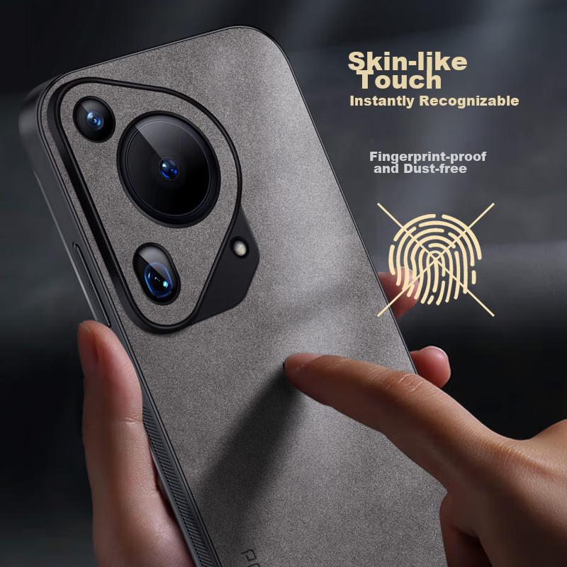 Huawei Pura70Ultra Phone Case, P70 Ultimate Edition Protective Cover, Shockproof Full Coverage Soft, Simple Luxury Silicone Outer Casen, Black