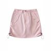 Y2K Spicy Retro Mini Skirt: Women's High-Waist Drawstring Slimming Workwear