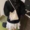 Summer new fashion national tide temperament simple casual shoulder bag women's large-capacity commuter tote bag