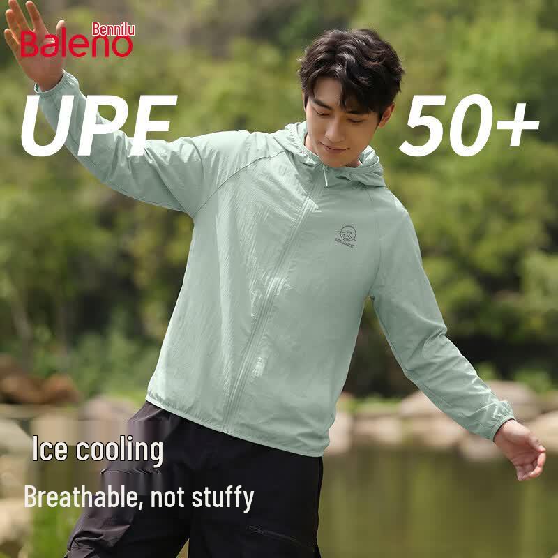 Baleno Men s UV Protection Cooling Hooded Jacket 3XL
