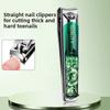 New Ultra Sharp Professional Stainless Steel Manicure Pedicure Set Large Nail Clipper Slant Toenail Scissors Nail Care Tools