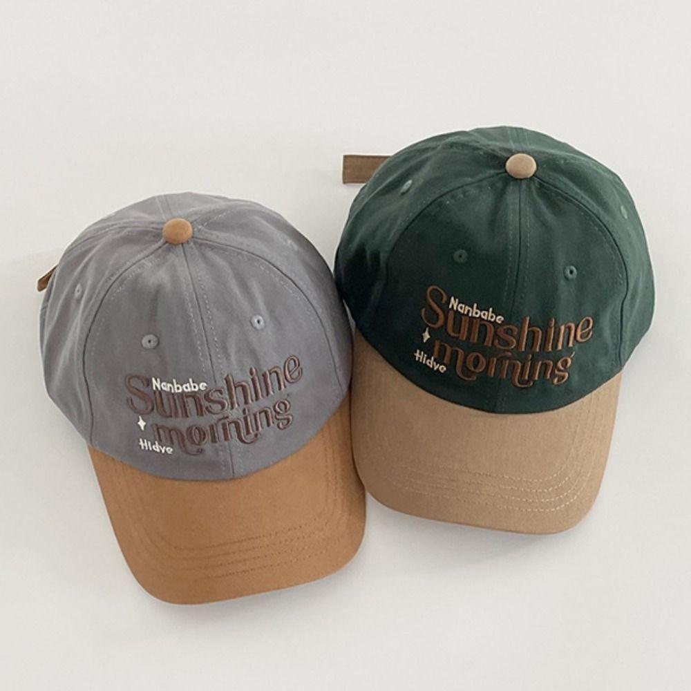 Versatile Baseball Cap Adjustable Patchwork Cap Casual Sun Visor  Unisex