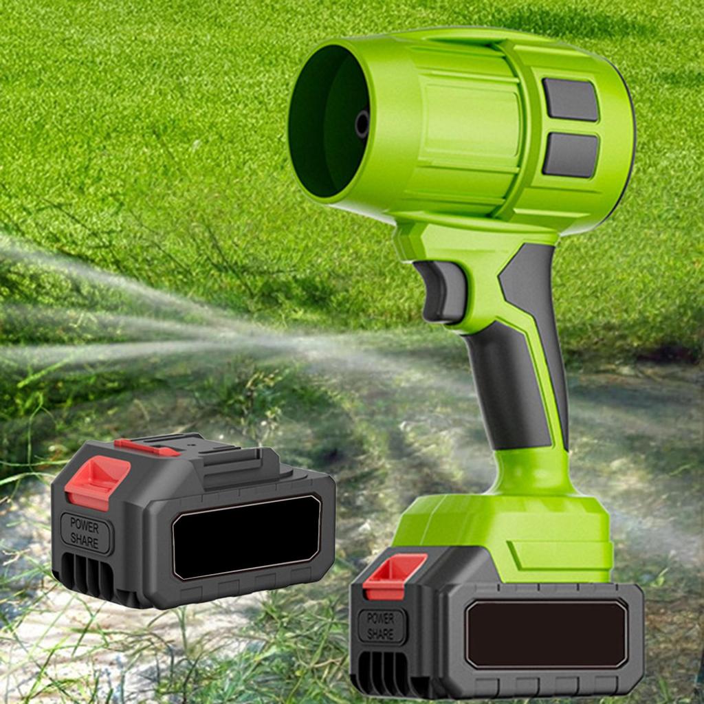 Cordless Leaf Blower Electric Air Duster for Drying Computer Keyboard Garden Style A
