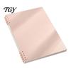 Minimalist Diary for Students A5 Spiral Notebook, Lined /Horizontal Grid/Blank Inner Page, Notebook Writing Morandi Solid Color Cover Sketchbook