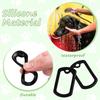 Silicone Material Dog Tag Protector 1.97*1.18 Inches Noiseless Dog Tag Rubbers Dog Tag  Outdoor