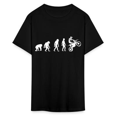 Funny Ape To Biker Shirt The Evolution of Motor Bikers Life T-shirt Size S-6XL