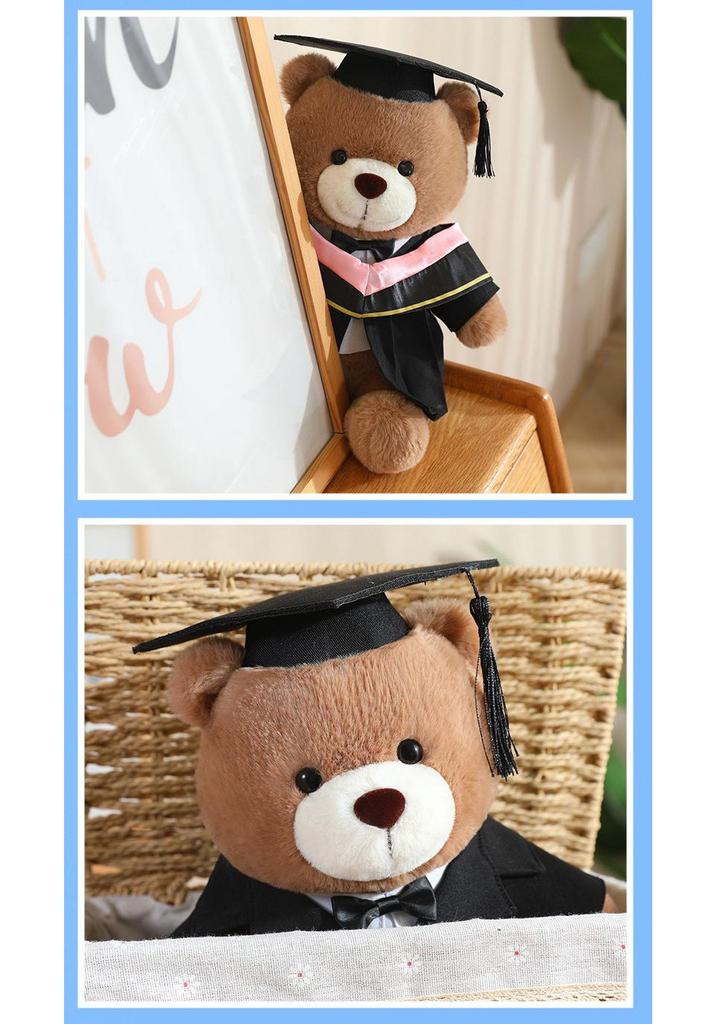 Adorable Graduation Teddy Bear Plush Toy