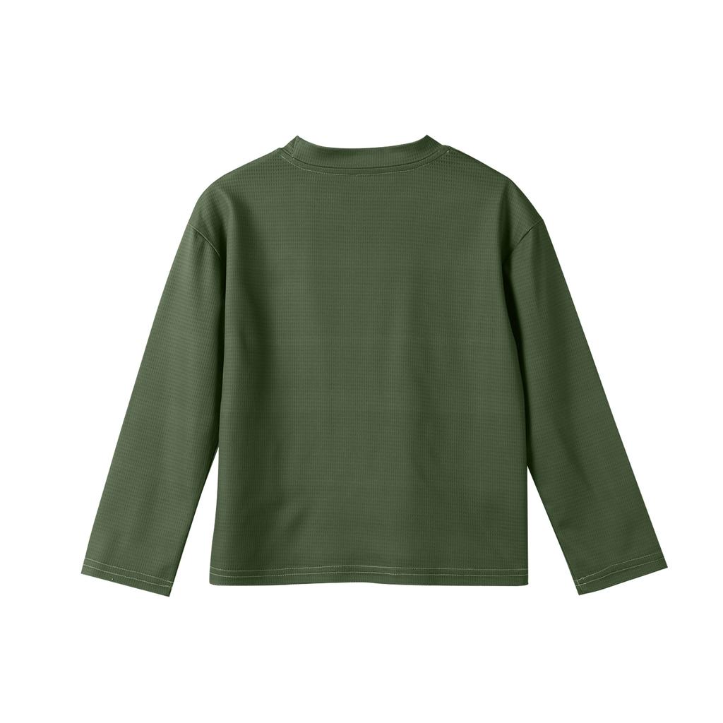 Kids Sweatshirt Boys Long Sleeve Shirts Soild Casual Pullover Shirt Outdoor Fall Clothes For Teen Boy