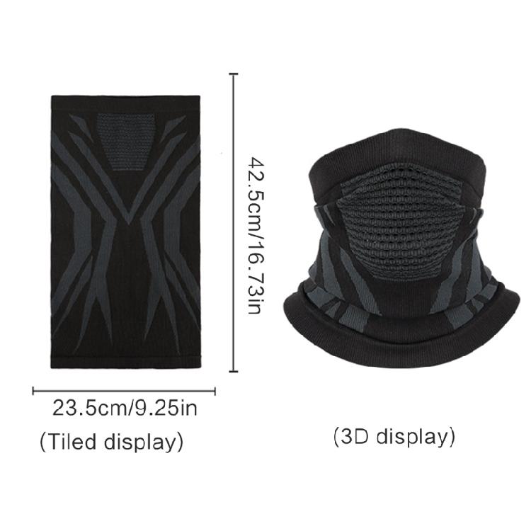 Soft Neck Warmer Cold Weather Half Balaclava Scarf for Skiing Hiking Sport Gear