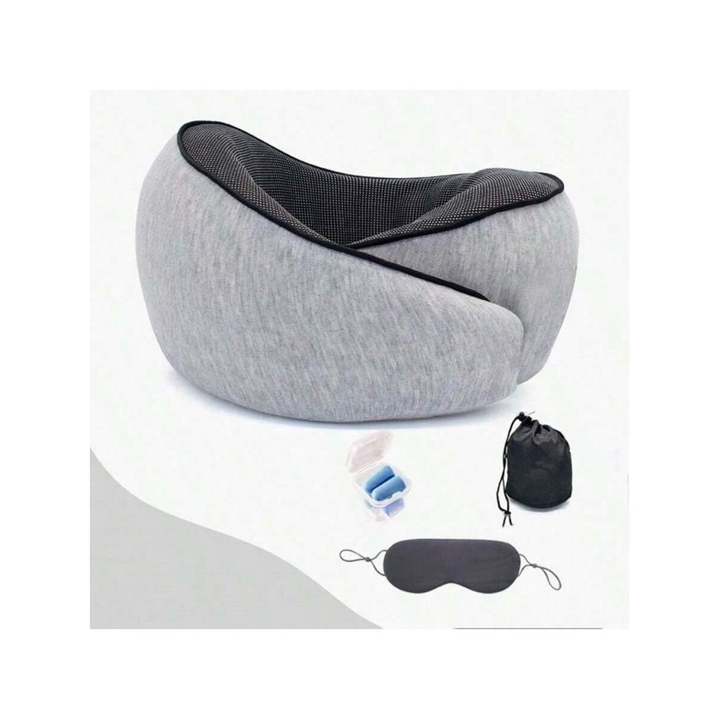 1 Portable U-shaped Neck Pillow, Suitable For Airplanes, Cars, Offices, And Vertical Sleep